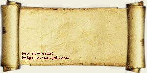 Hana Tasovac vizit kartica